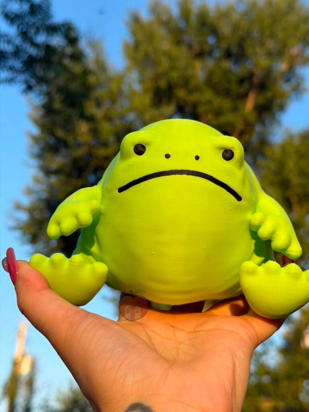 Jellycat Inspired 3D Print Ricky Rain Frog